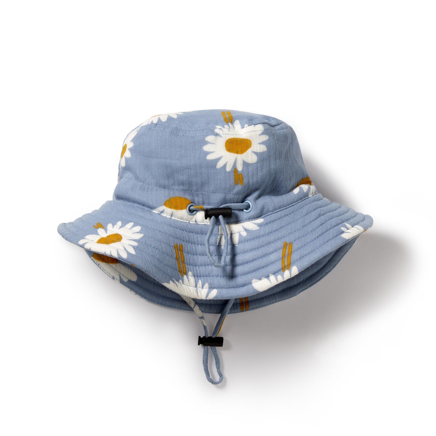 Wilson & Frenchy Organic Crinkle Sun Hat Daisy Floral