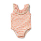 Wilson & Frenchy Crochet Swimsuit Amelie Floral