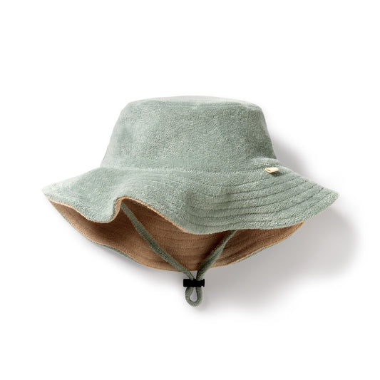 Wilson & Frenchy Organic Terry Sun Hat Pistachio