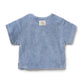 Wilson & Frenchy Organic Terry Tee  Dusty Blue