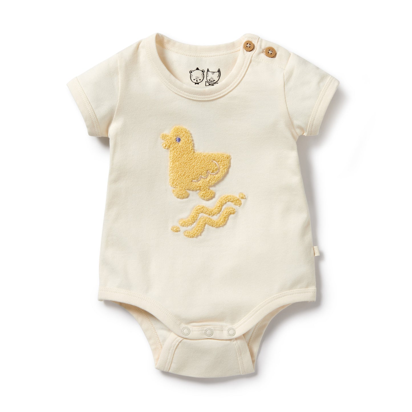 Wilson & Frenchy Organic Bodysuit Quack