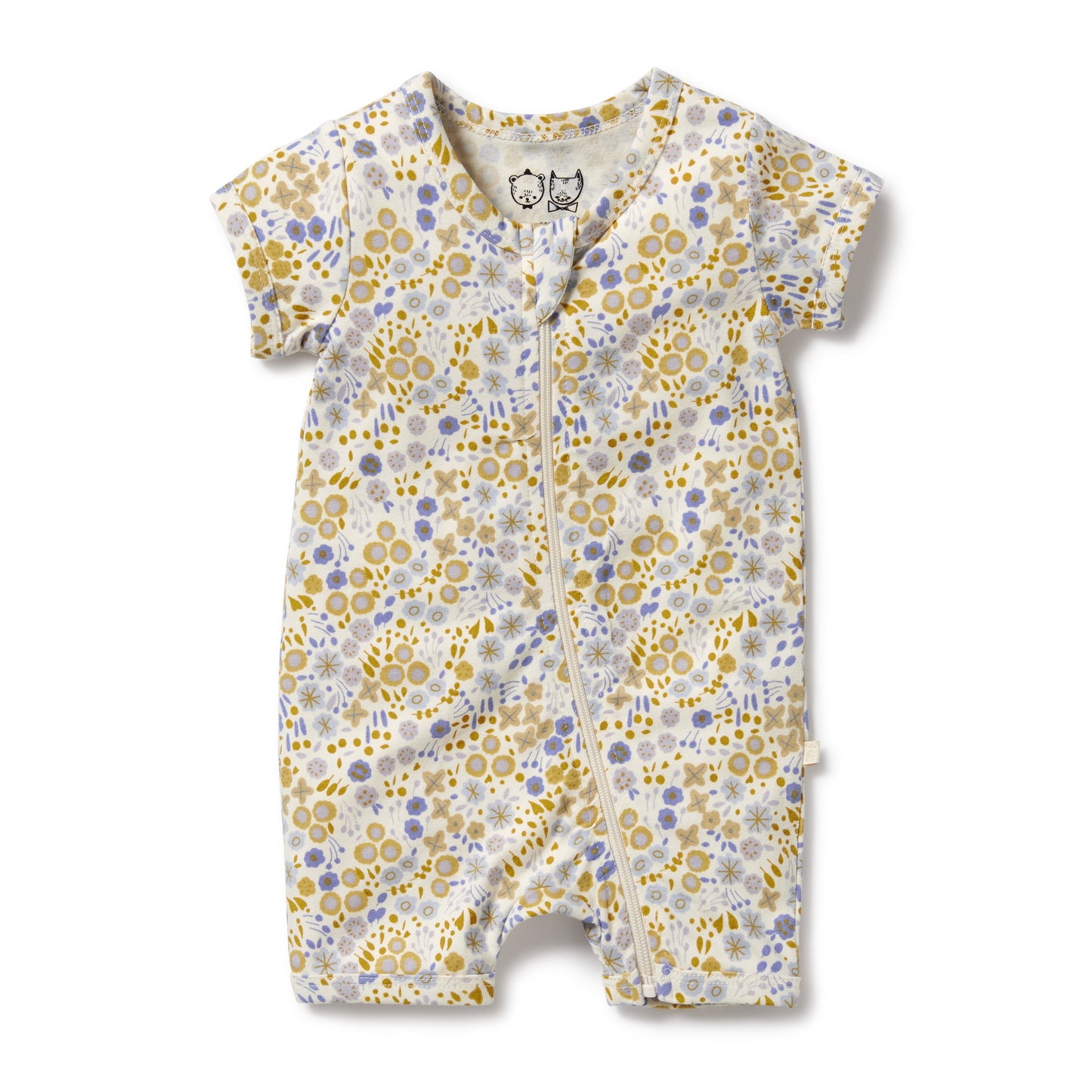 Wilson & Frenchy Organic Boyleg Zipsuit Little Meadow