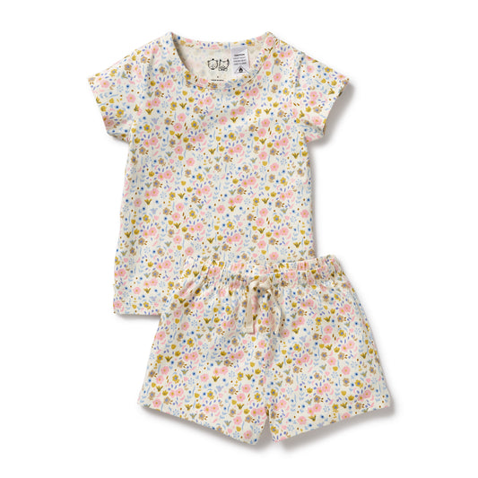 Wilson & Frenchy Organic Short Sleeved Pyjamas Ava Floral