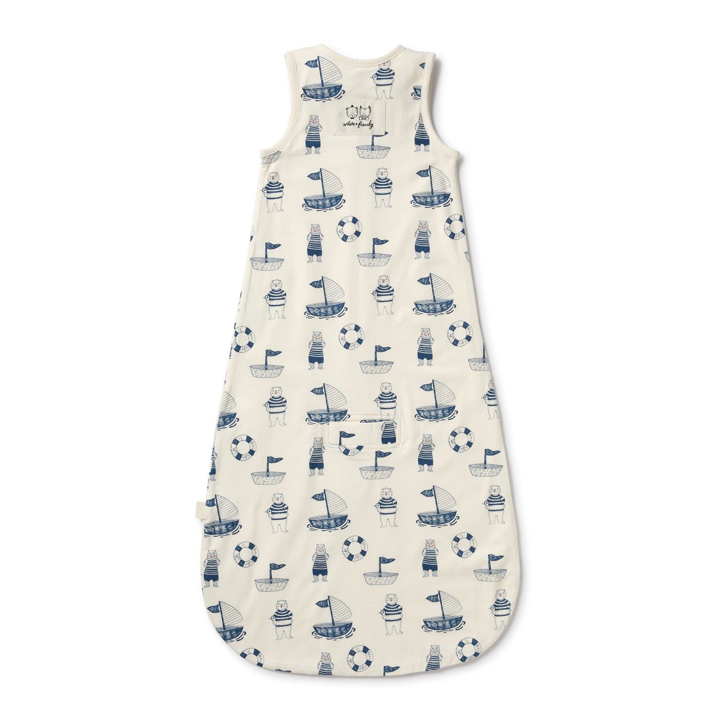 Wilson & Frenchy Organic Sleeping Bag Nautical Bear