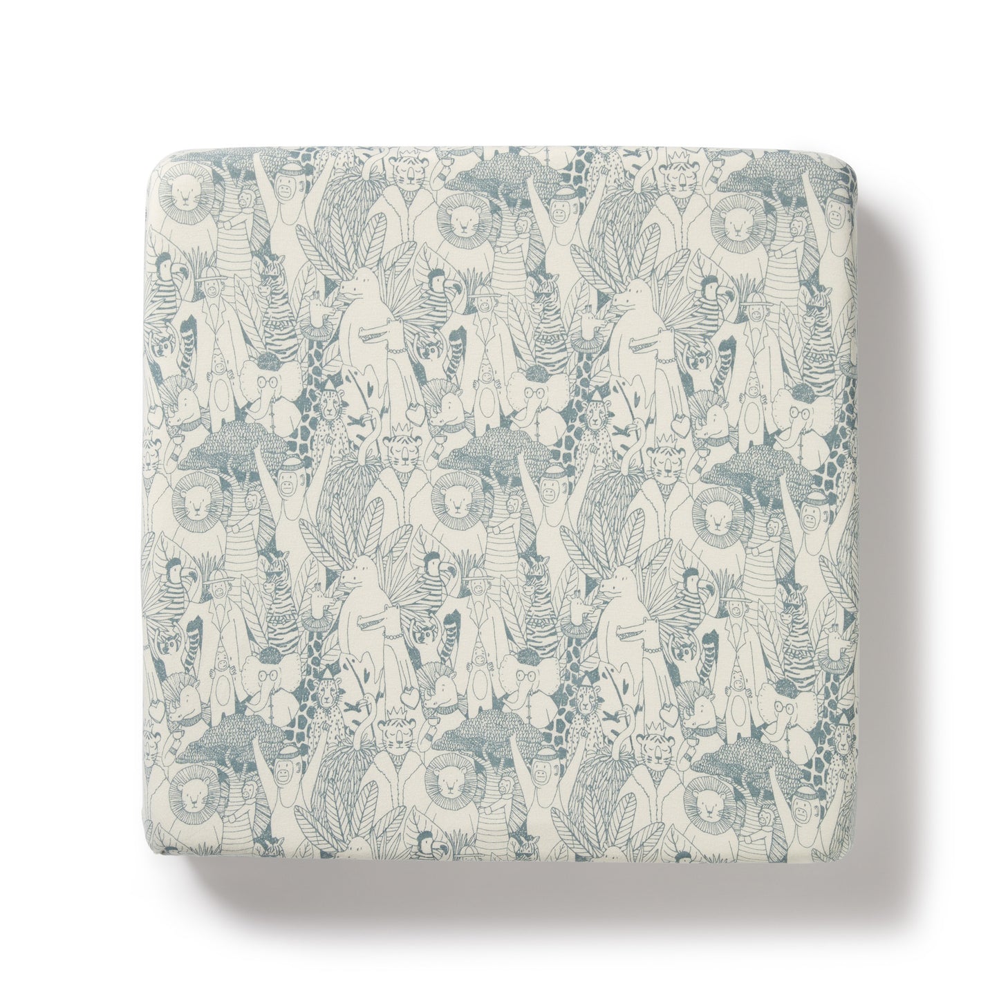 Wilson & Frenchy Organic Cot Sheet Hello Friends