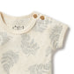 Wilson & Frenchy Organic Pointelle Bodysuit Forever Ferns