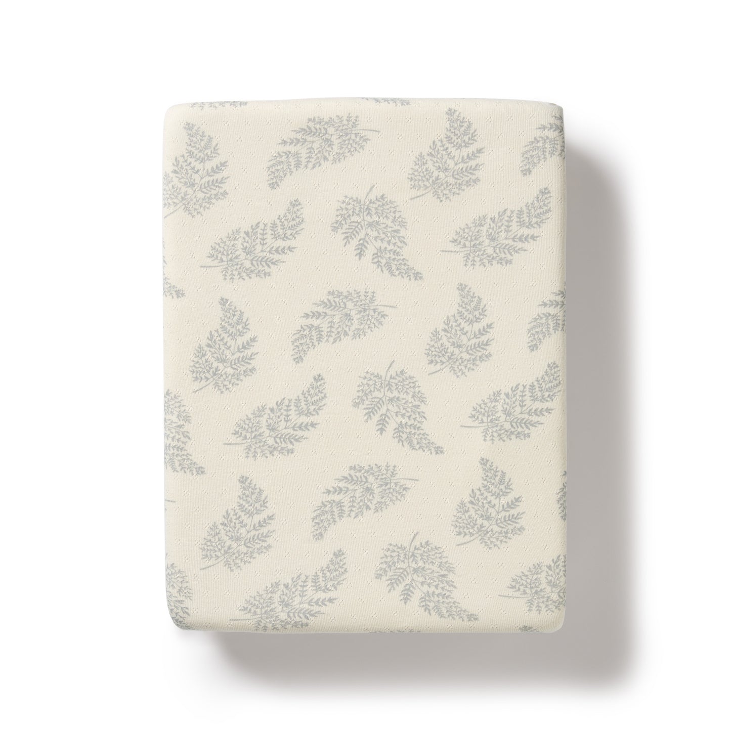 Wilson & Frenchy Organic Pointelle Bassinet Sheet Forever Ferns