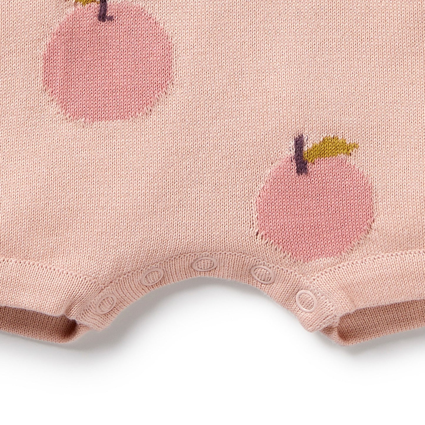 Wilson & Frenchy Organic Knitted Growsuit Just Peachy