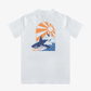 Band of Boys Surfer Shark Tee White