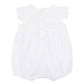 Minihaha Florence Hand Embroidered Romper White