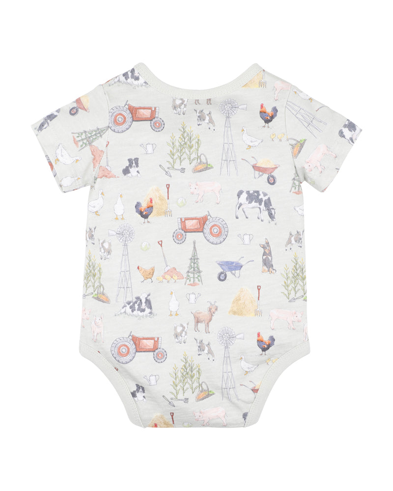 Minihaha Bodysuit Chester Print