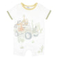 Minihaha Ellis Safari Short Sleeve Romper Cloud