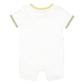 Minihaha Ellis Safari Short Sleeve Romper Cloud