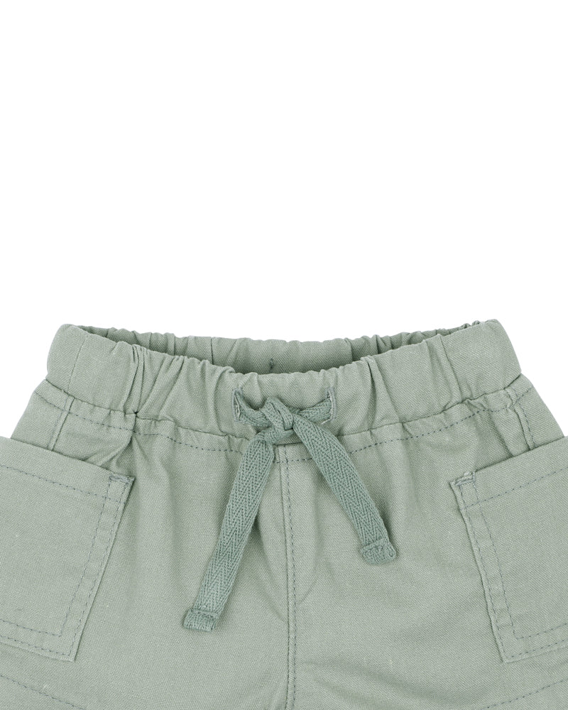 Minihaha Boys Green Shorts Sage Green