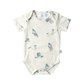 Babu Organic Cotton Short Sleeve Bodysuit Kererū