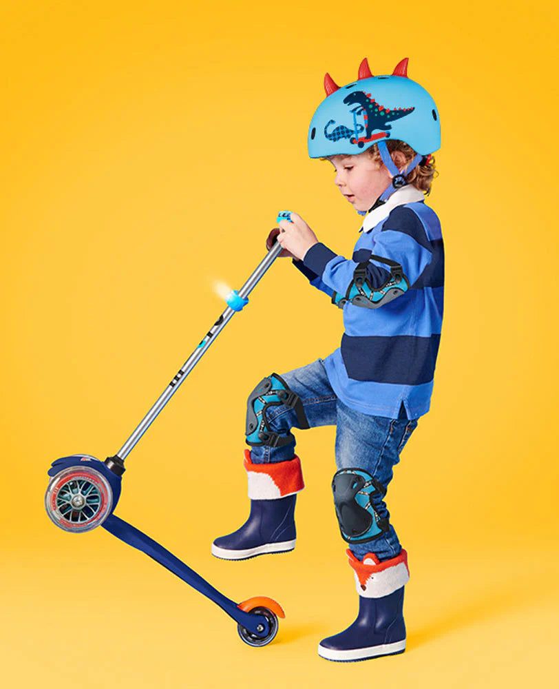 Micro Kids Helmet 3D Scooteraurus