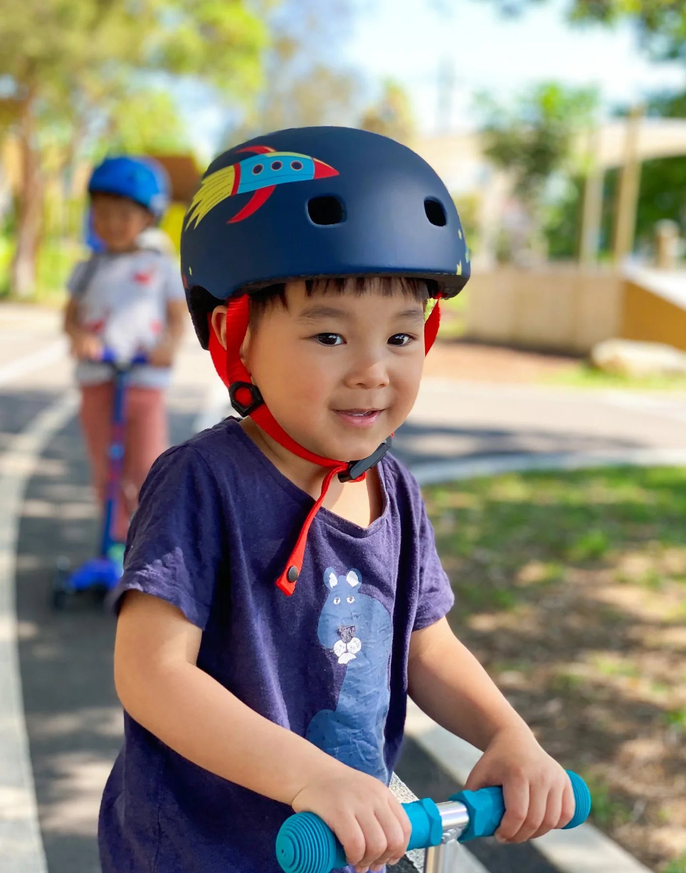 Micro Kids Helmets Pattern Rocket