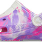 Crocs Classic Glow Marbled Clog Kids Pink Crush/Multi