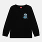 Santa Cruz Screaming Wave Long Sleeve Tee Black