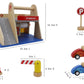 Wooden Car Park Play Set