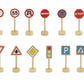 Wooden Road Sign Playset