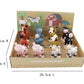 Wooden Farm Animal Press Toys