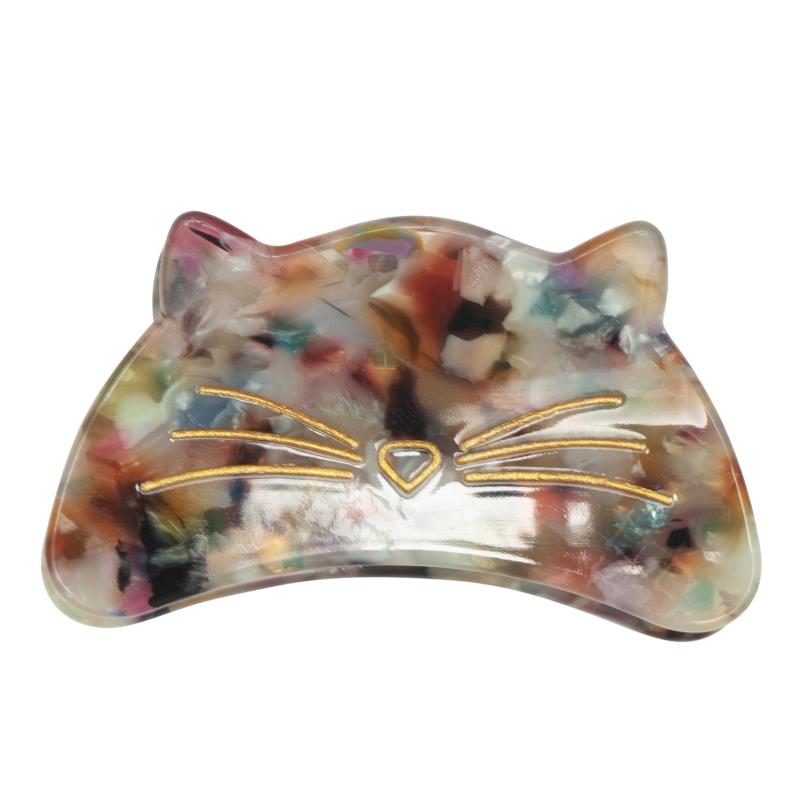 Mimi & Lula Cat Face Bulldog Hair Clip