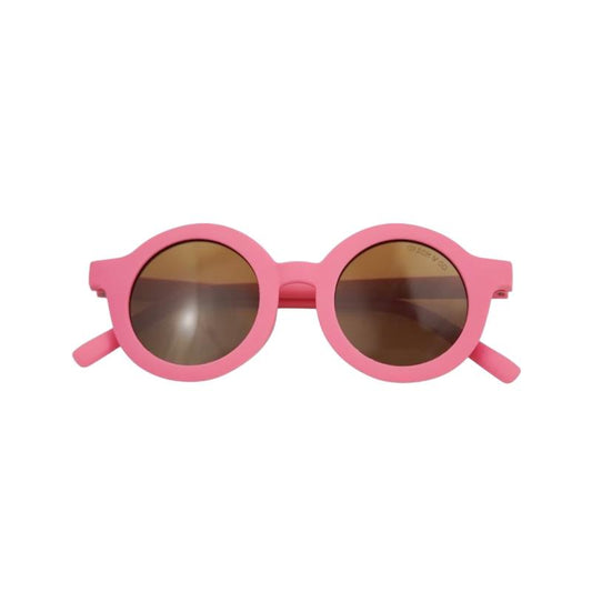 Grech & Co Round TAC Polarised Child Sunglasses Bubble Gum