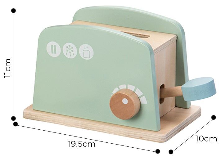 Wooden Toaster Set