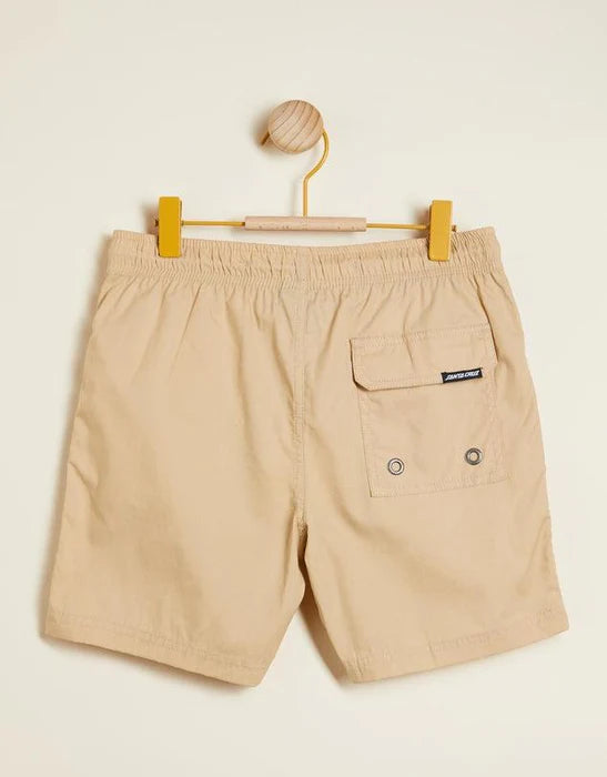 Santa Cruz MFG Cruzier Solid Beach Short Tan