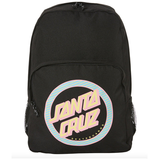 Santa Cruz Striped Reverse Dot Backpack Black