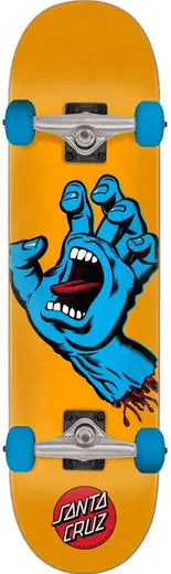 Santa Cruz Screaming Hand Mid Complete Orange Skateboard