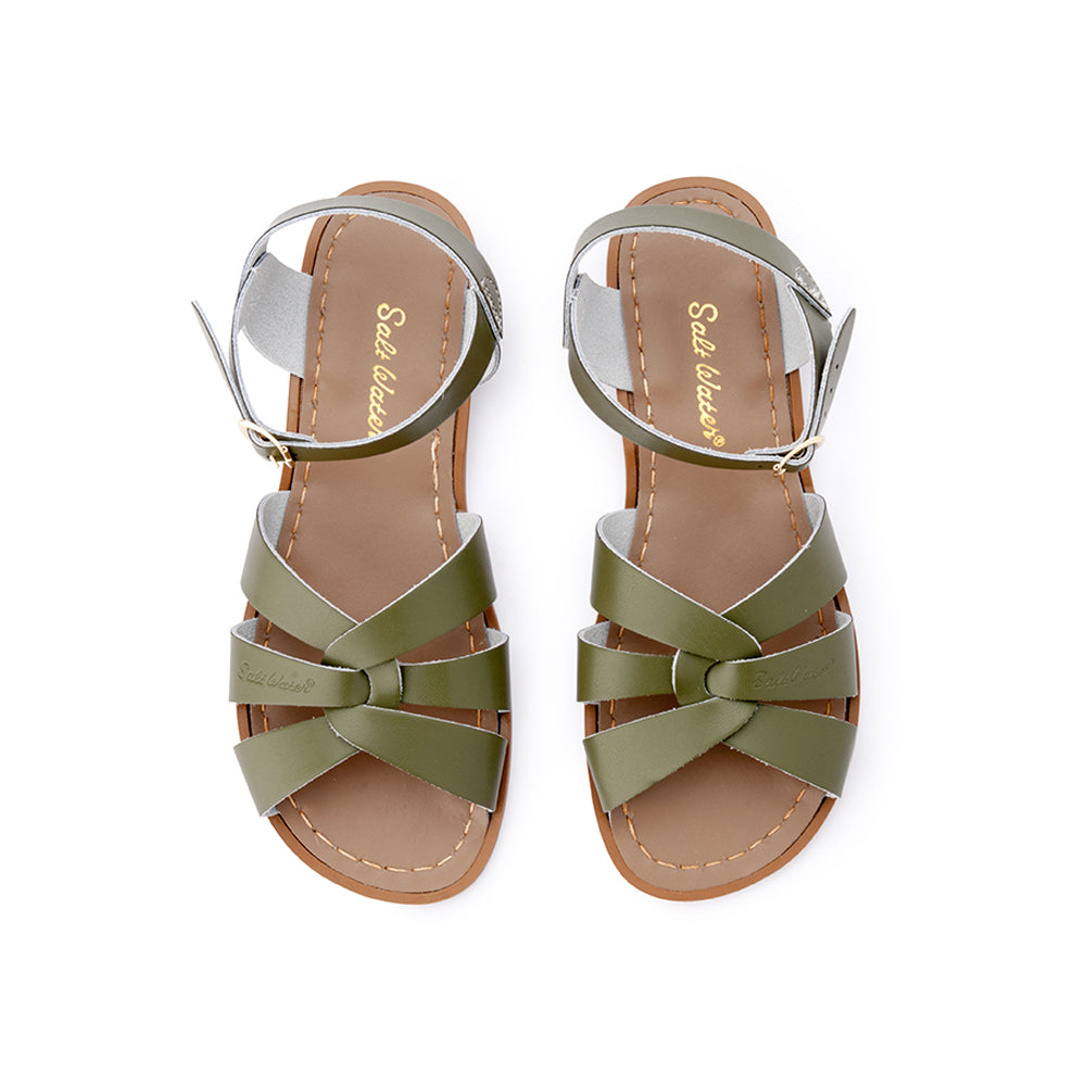 Womens Saltwater Sandal Original Olive Little Trooper Limited