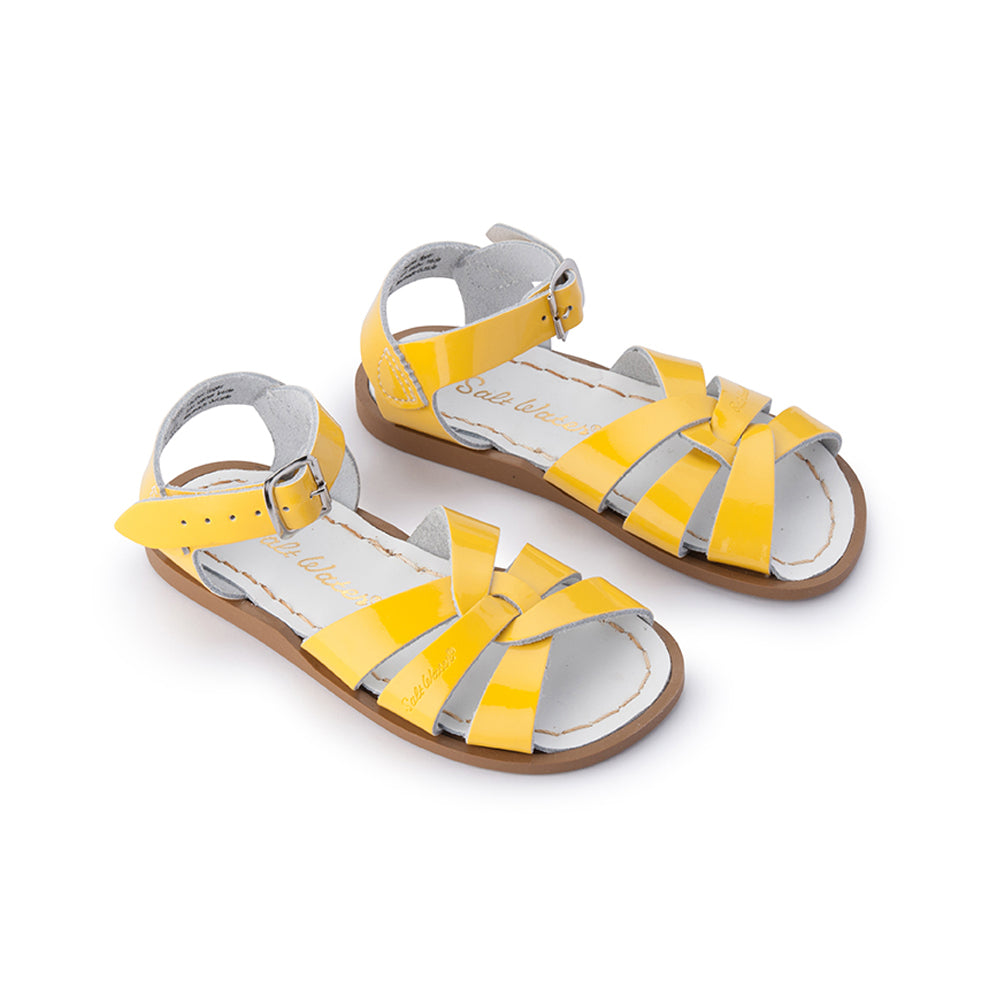 Kids Saltwater Sandal Original Yellow – Little Trooper Limited