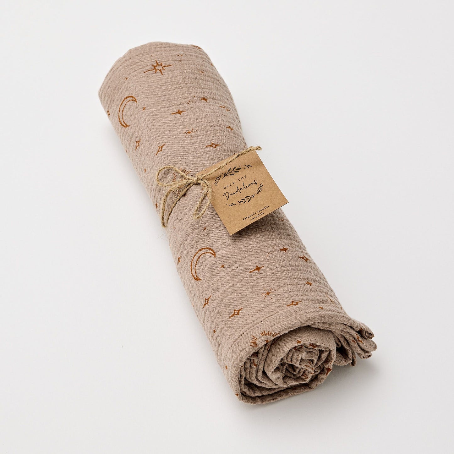 Over the Dandelions Swaddle Organic Muslin Night Sky