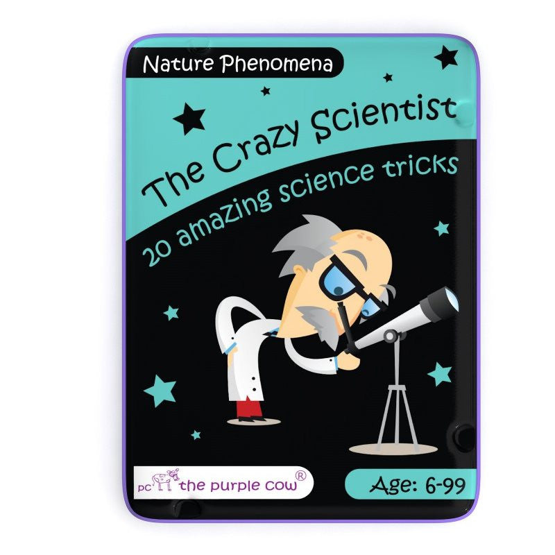 Crazy Scientist Boxed Tin 20 Experiments Activity Set Nature Phenomena